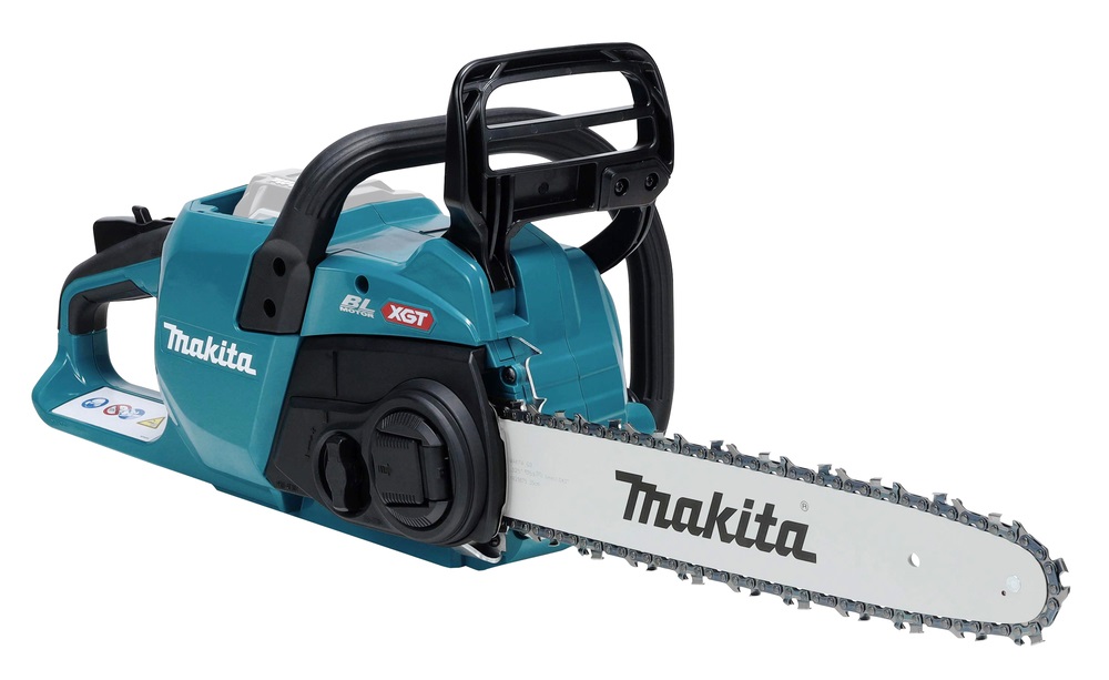 Makita UC022GZ Elettrosega Brushless 40V - Potenza 1600 W, Lunghezza Barra 35 cm, Velocità Catena 25,5 m/s, Senza Batterie e Caricabatterie