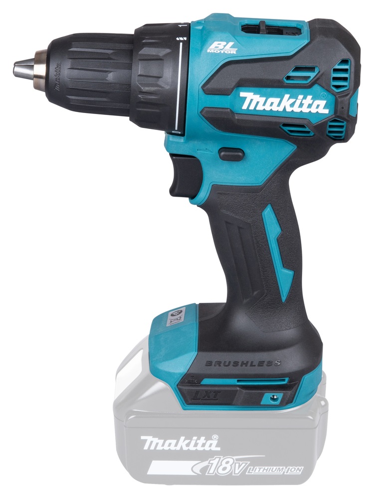 Makita DDF490Z - Trapano avvitatore 18V Li-Ion, 65Nm, 1900rpm, mandrino 13mm, motore brushless