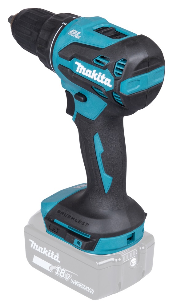 Makita DDF490Z - Trapano avvitatore 18V Li-Ion, 65Nm, 1900rpm, mandrino 13mm, motore brushless