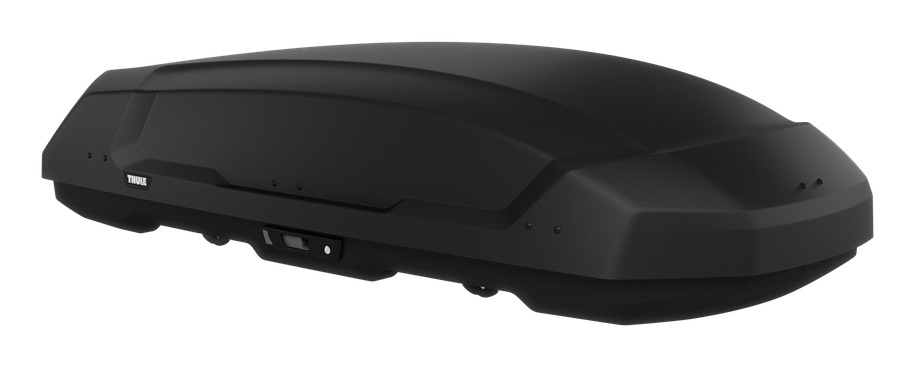 Thule Force 3 Box da Tetto Nero Opaco L 450 Litri - Design AeroSkin, Montaggio PowerClick, Accesso DualSide