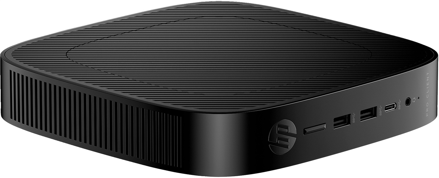 HP Pro t550 Thin Client J6412 - 2 GHz, 8GB RAM, 64GB Storage, Windows 10 IoT Enterprise, 1,3 kg, Nero