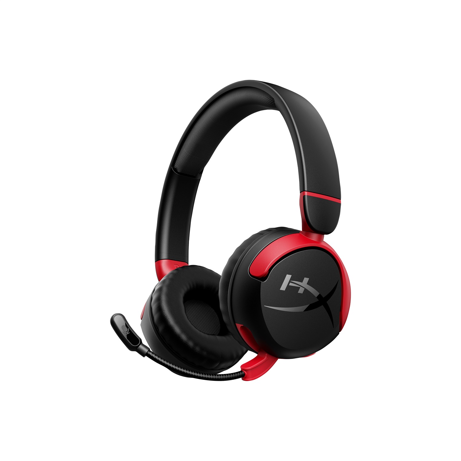 HyperX Cloud Mini - Cuffie Gaming Wireless per Giovani Gamer (Nero/Rosso) con Bluetooth 5.3, Raggio d'Azione fino a 20m, Livello Volume Inferiore a 85 dB