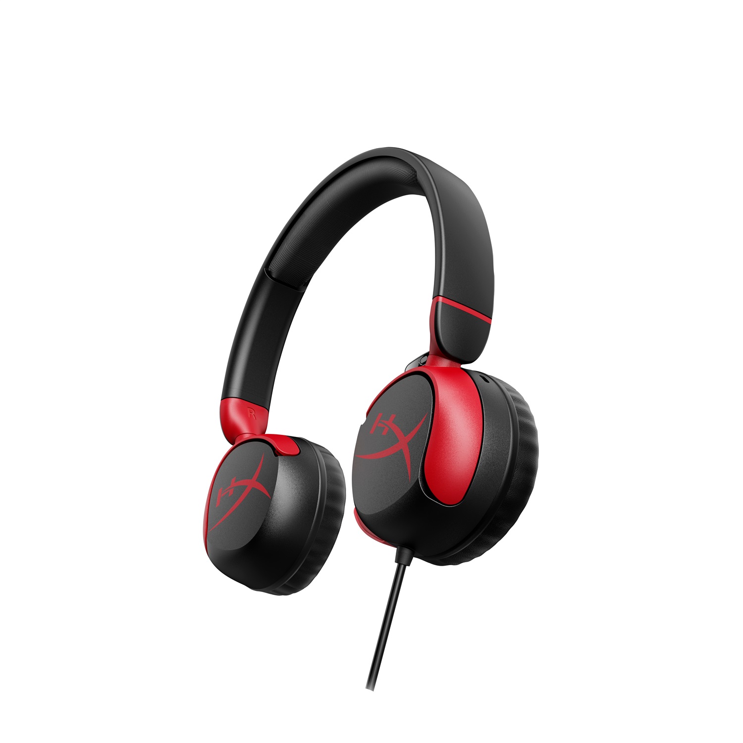 HyperX Cloud Mini - Cuffie Gaming Cablate Nero/Rosso con Microfono, Leggere e Comode per Giovani Gamer