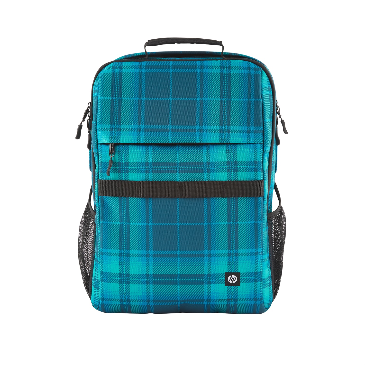 HP Zaino Campus XL Tartan Plaid - Zaino per Notebook fino a 16.1'', Impermeabile, Creato con Materiale Riciclato, Scomparto Dedicato e Tasche Imbottite