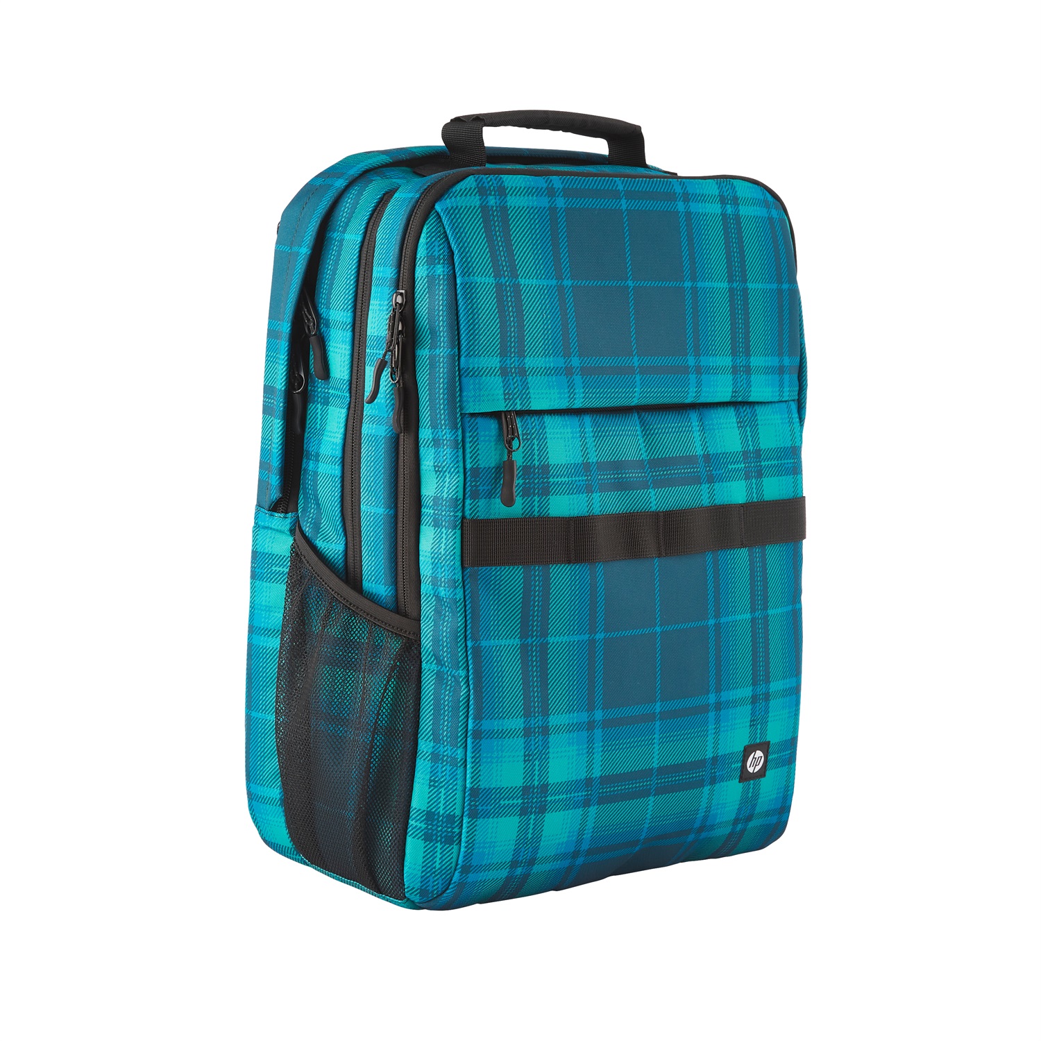 HP Zaino Campus XL Tartan Plaid - Zaino per Notebook fino a 16.1'', Impermeabile, Creato con Materiale Riciclato, Scomparto Dedicato e Tasche Imbottite
