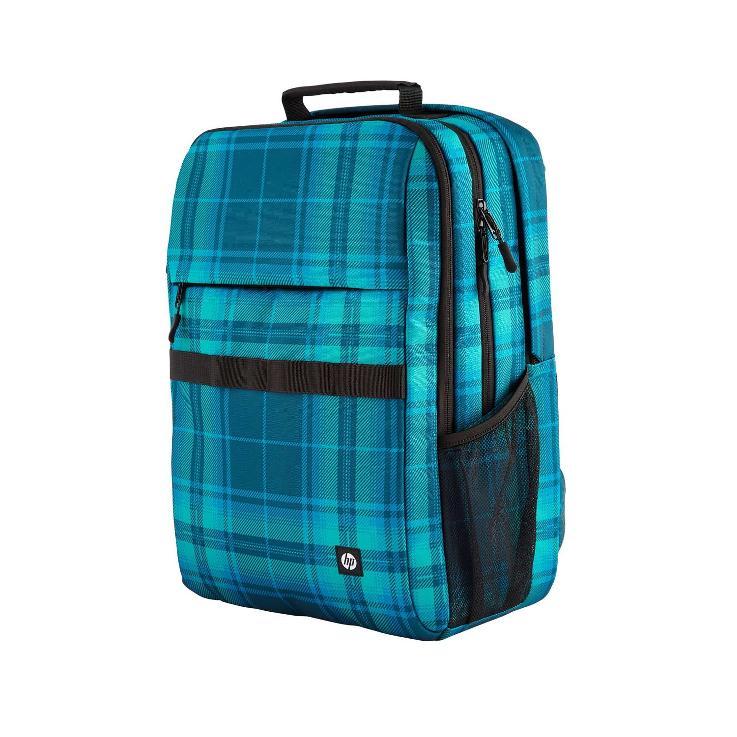 HP Zaino Campus XL Tartan Plaid - Zaino per Notebook fino a 16.1'', Impermeabile, Creato con Materiale Riciclato, Scomparto Dedicato e Tasche Imbottite