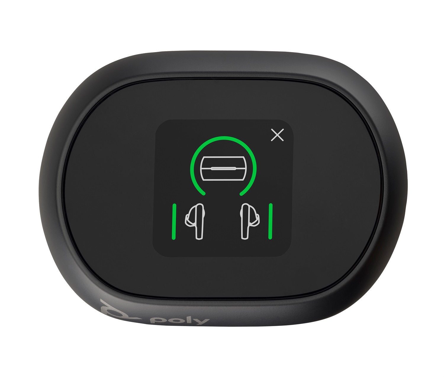 POLY Voyager Free 60 UC Auricolari Wireless Bluetooth Nero con Adattatore BT700 USB-A e Custodia per Ricarica Touchscreen