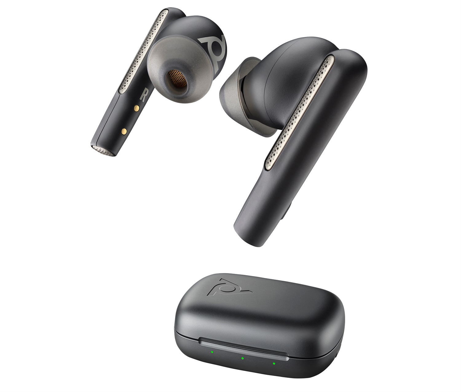 POLY Voyager Free 60 UC - Auricolari in ear Wireless Bluetooth con Adattatore BT700 USB-C e Custodia di Ricarica, Nero