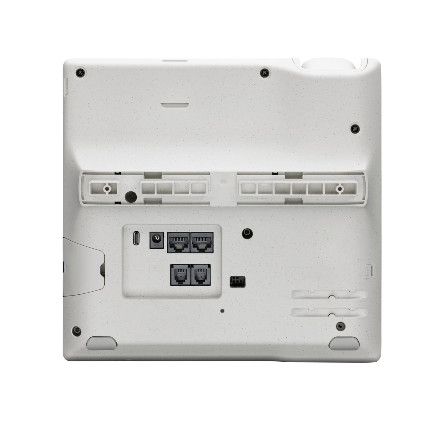 POLY Telefono IP Edge E550 - Telefono VoIP abilitato per PoE con display a colori da 5 pollici, fino a 48 linee e funzionalità di conferenza