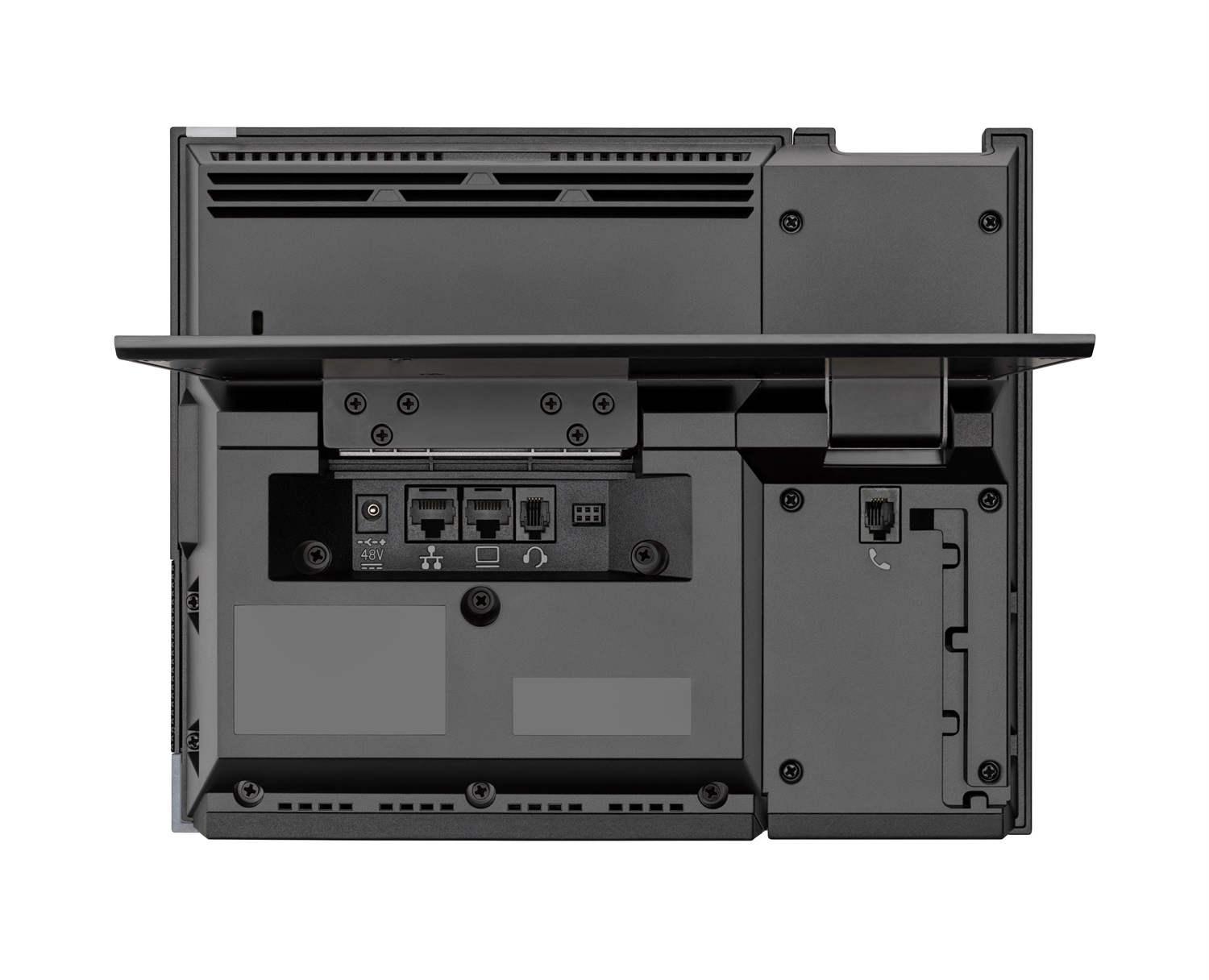 POLY CCX 600 Telefono IP Multimediale Aziendale per Microsoft Teams, Abilitato PoE, Nero, Cornetta Cablata, Display Touchscreen LCD 7