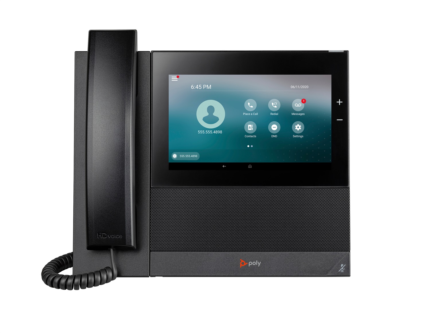 Poly CCX 600 Telefono IP Multimediale con Open SIP, PoE, 24 Linee, Display 7