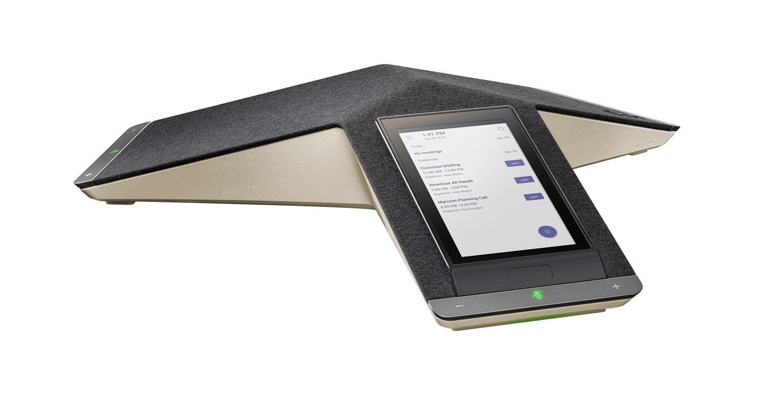 POLY Telefono IP per conferenze Trio C60 - Microsoft Teams, Nero, LCD, 12,7 cm, PoE abilitato