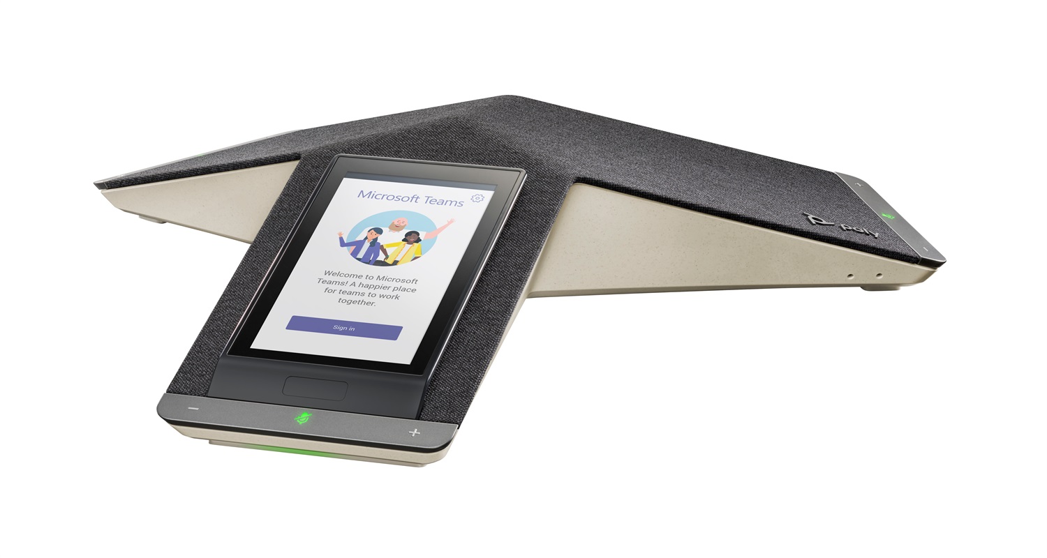 POLY Telefono IP per conferenze Trio C60 - Microsoft Teams, Nero, LCD, 12,7 cm, PoE abilitato