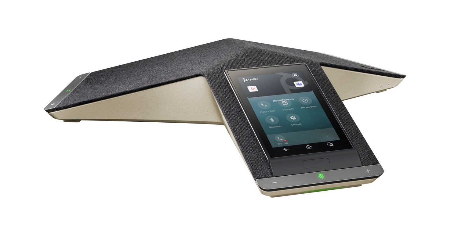 POLY Telefono IP per conferenze Trio C60 - Abilitato PoE, LCD, Wi-Fi/Bluetooth, Audio di alta qualità