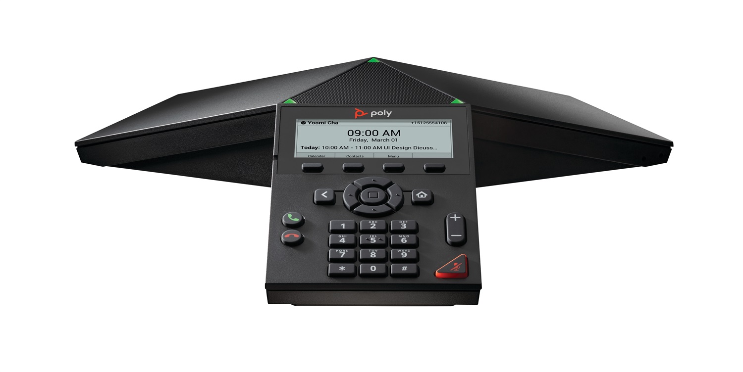 POLY Telefono IP per conferenze Trio 8300 abilitato PoE con Display 3.5