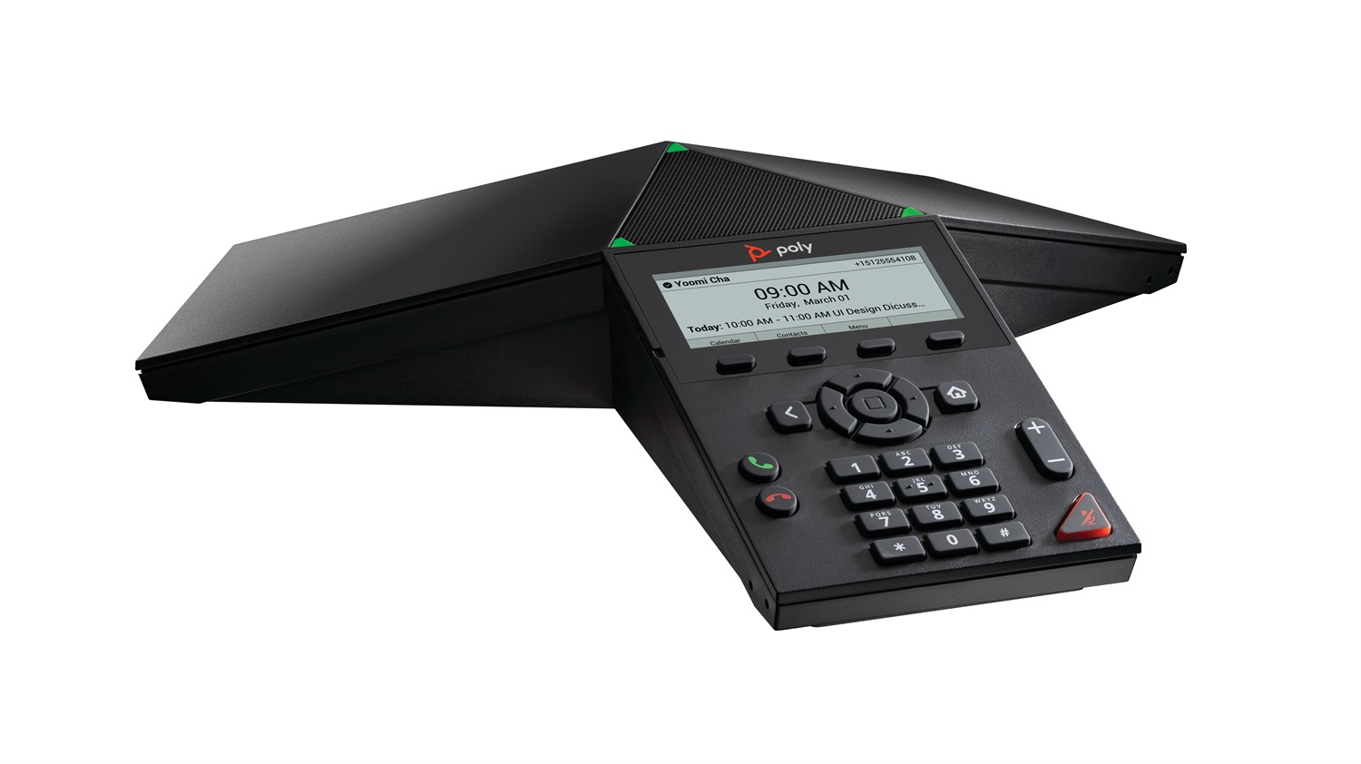 POLY Telefono IP per conferenze Trio 8300 abilitato PoE con Display 3.5