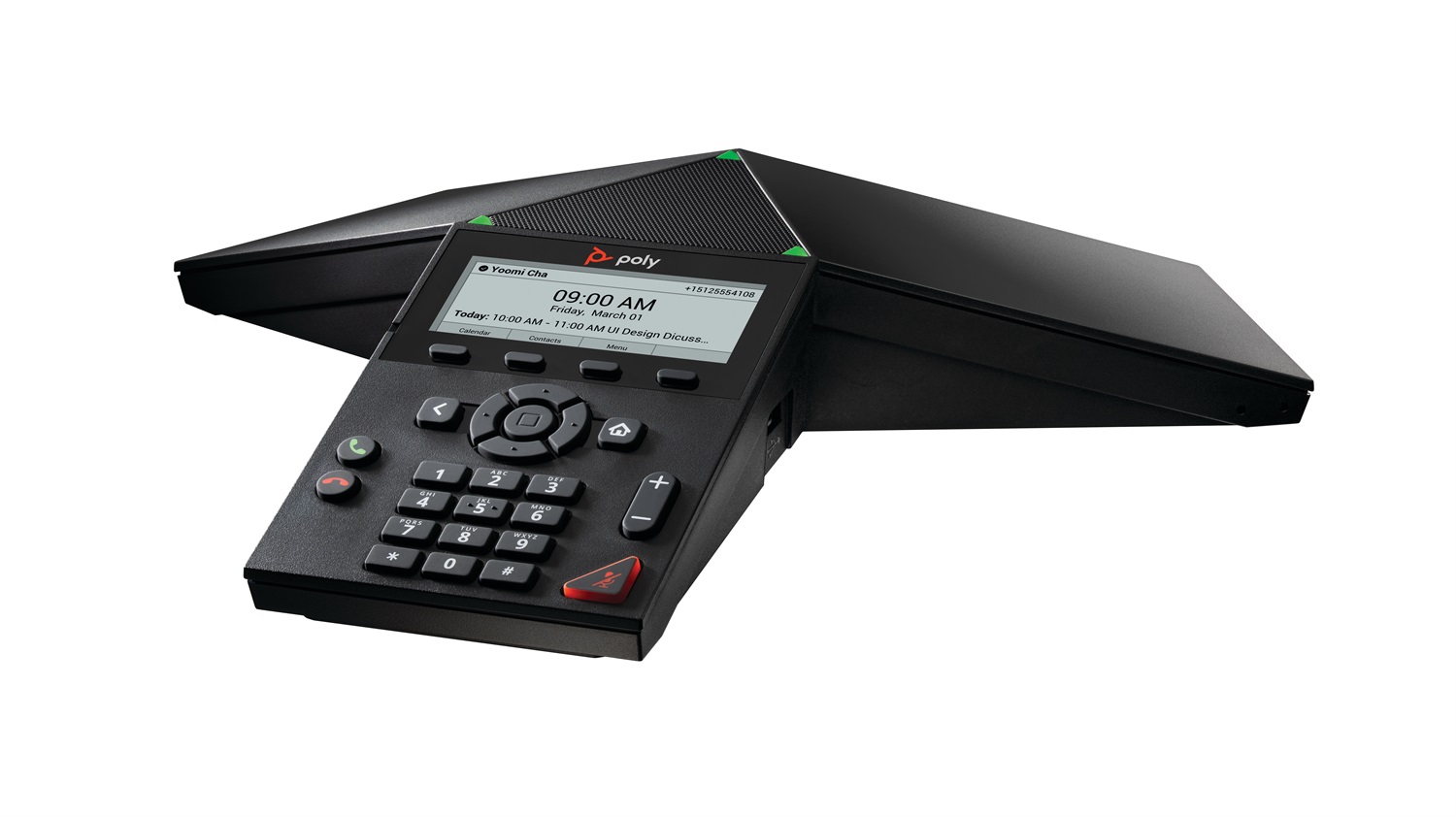 POLY Telefono IP per conferenze Trio 8300 abilitato PoE con Display 3.5