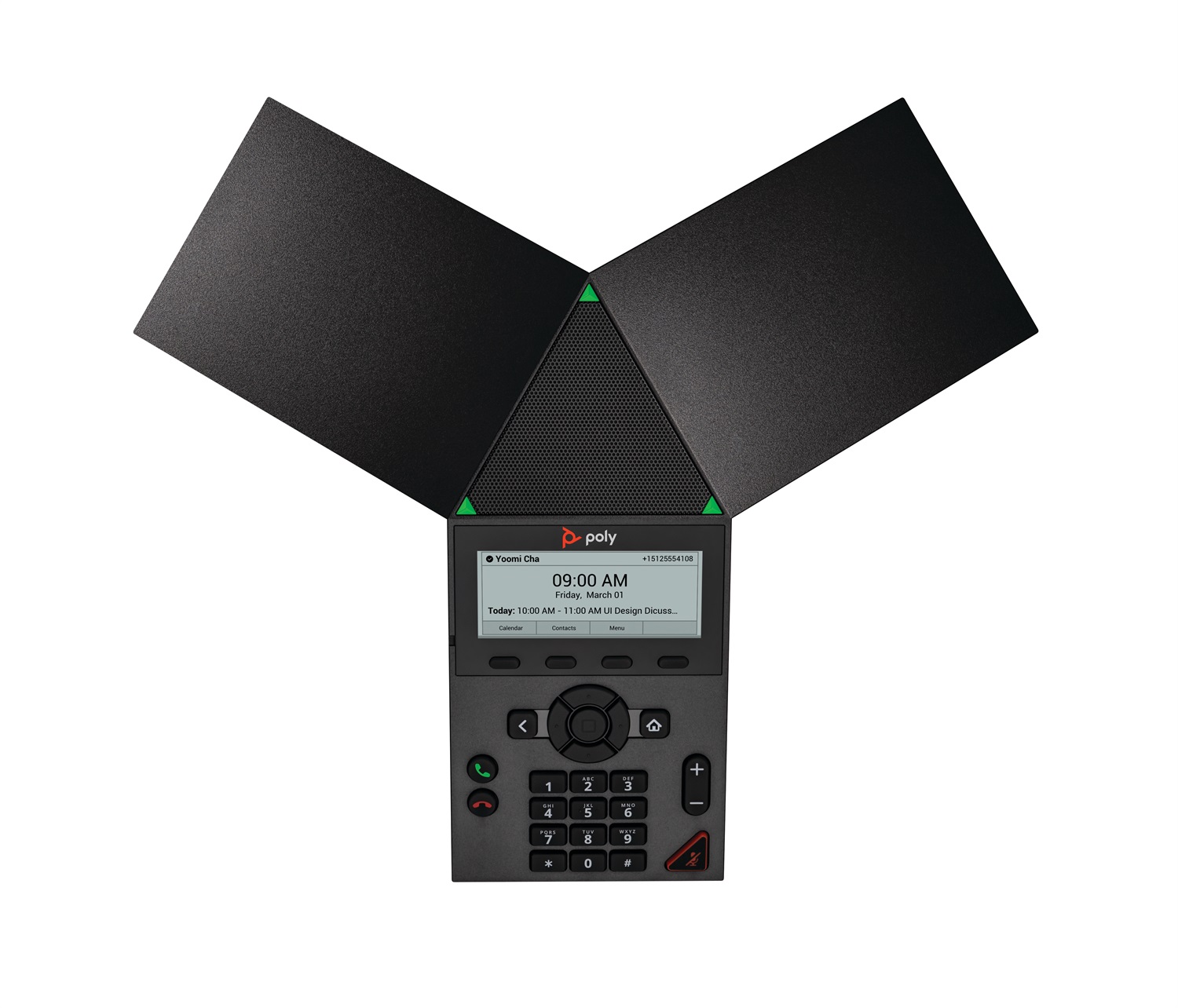 POLY Telefono IP per conferenze Trio 8300 abilitato PoE con Display 3.5