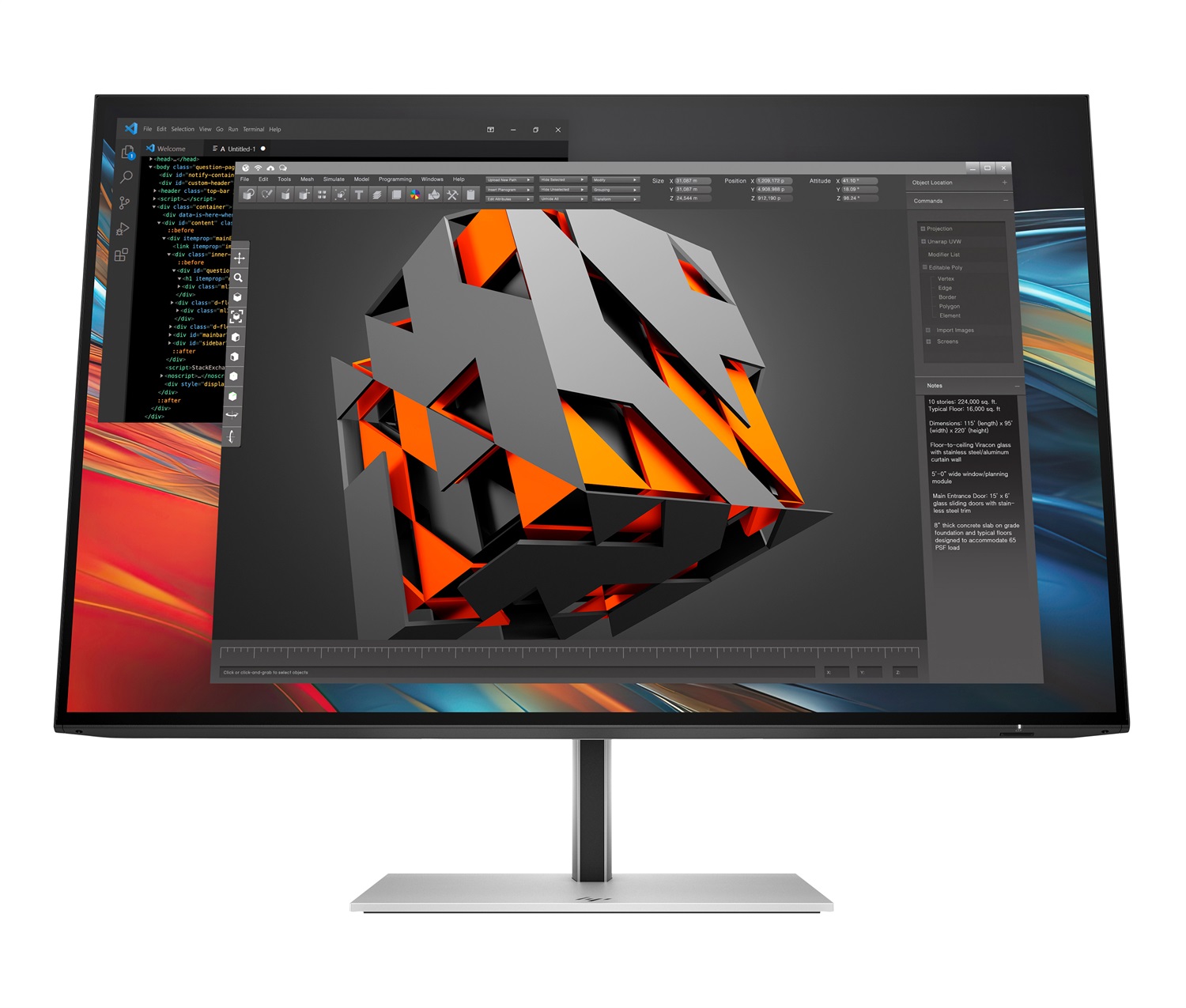 HP Monitor Serie 7 Pro 24