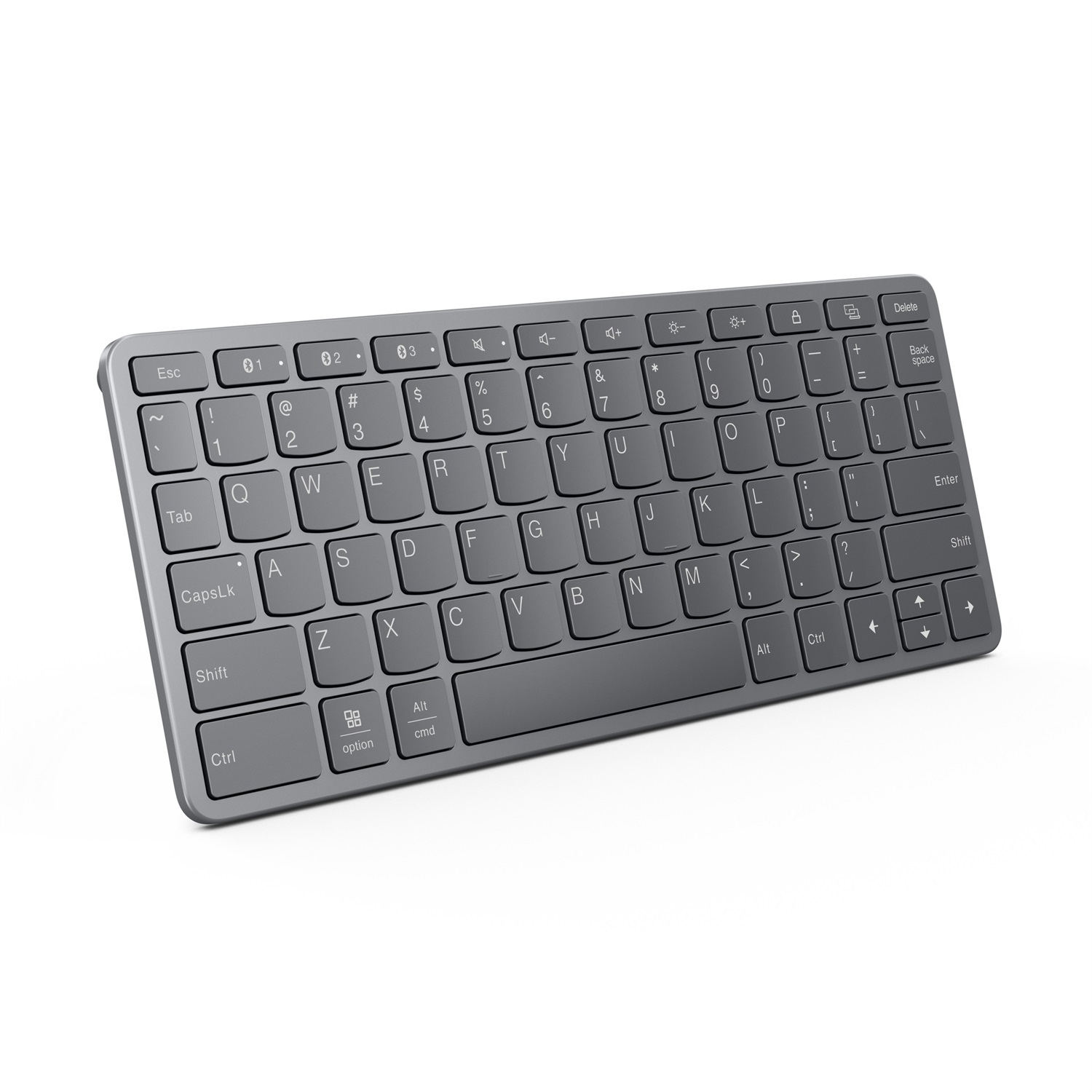 Lenovo ZG38C05814 Tastiera Universale Wireless USB Bluetooth QWERTY Grigio