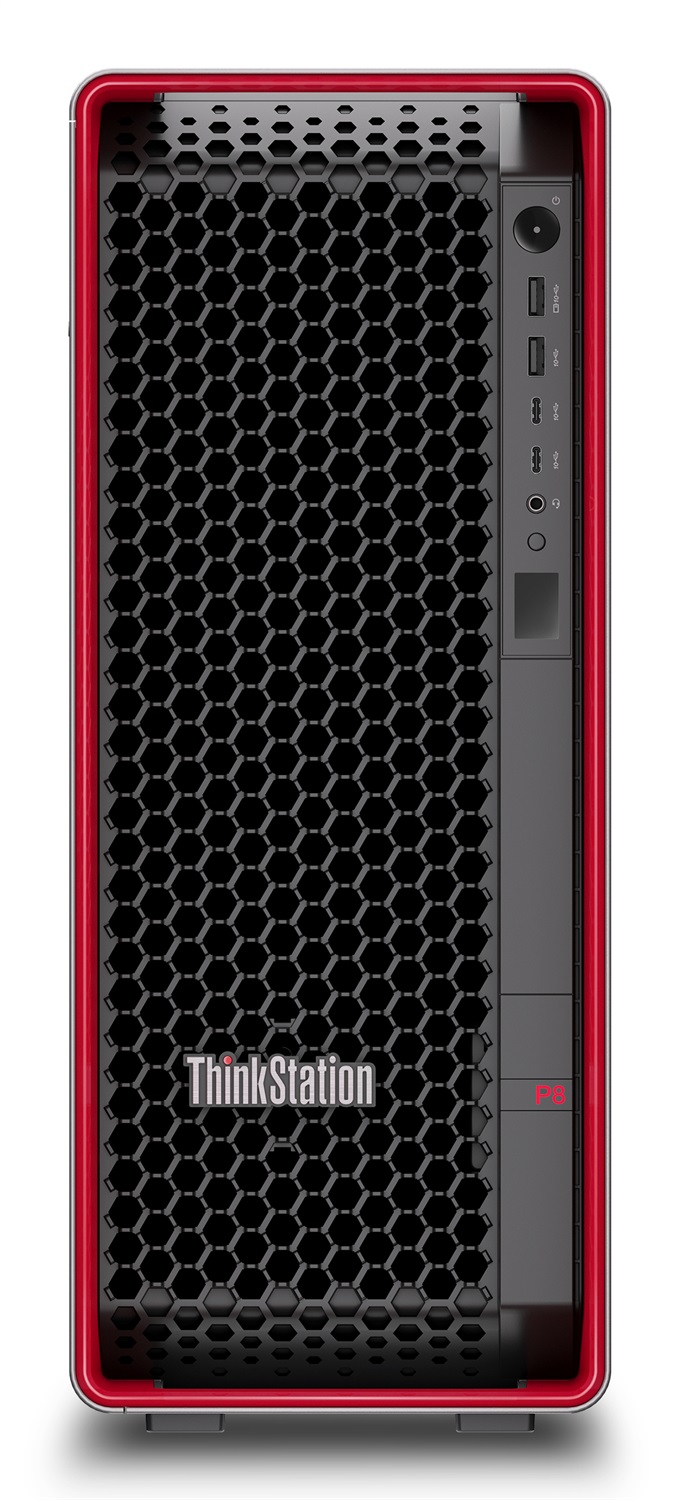 Lenovo ThinkStation P8 - AMD Ryzen Threadripper PRO 7945WX, 64 GB DDR5-SDRAM, 1 TB SSD, Windows 11 Pro, Tower, Nero