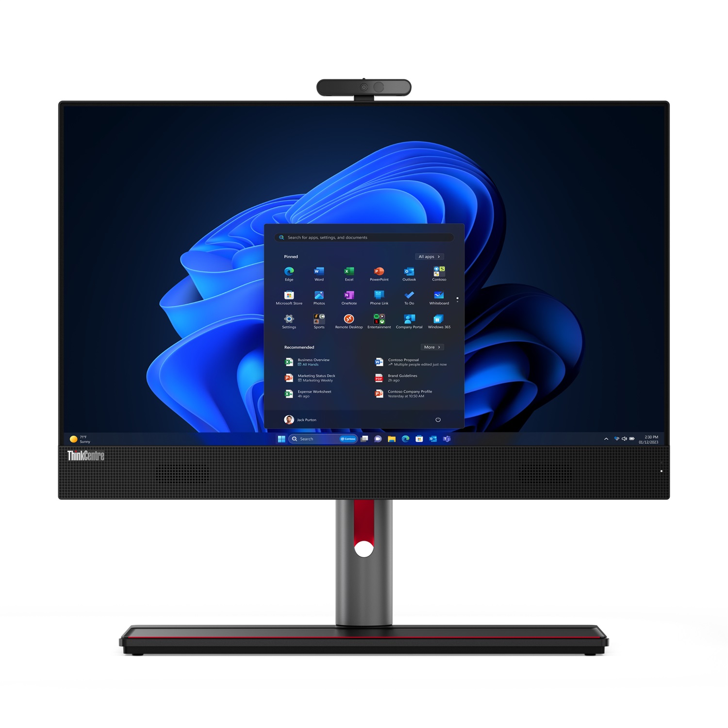 Lenovo ThinkCentre M90a Gen 5 - PC All-in-one Touchscreen 23.8
