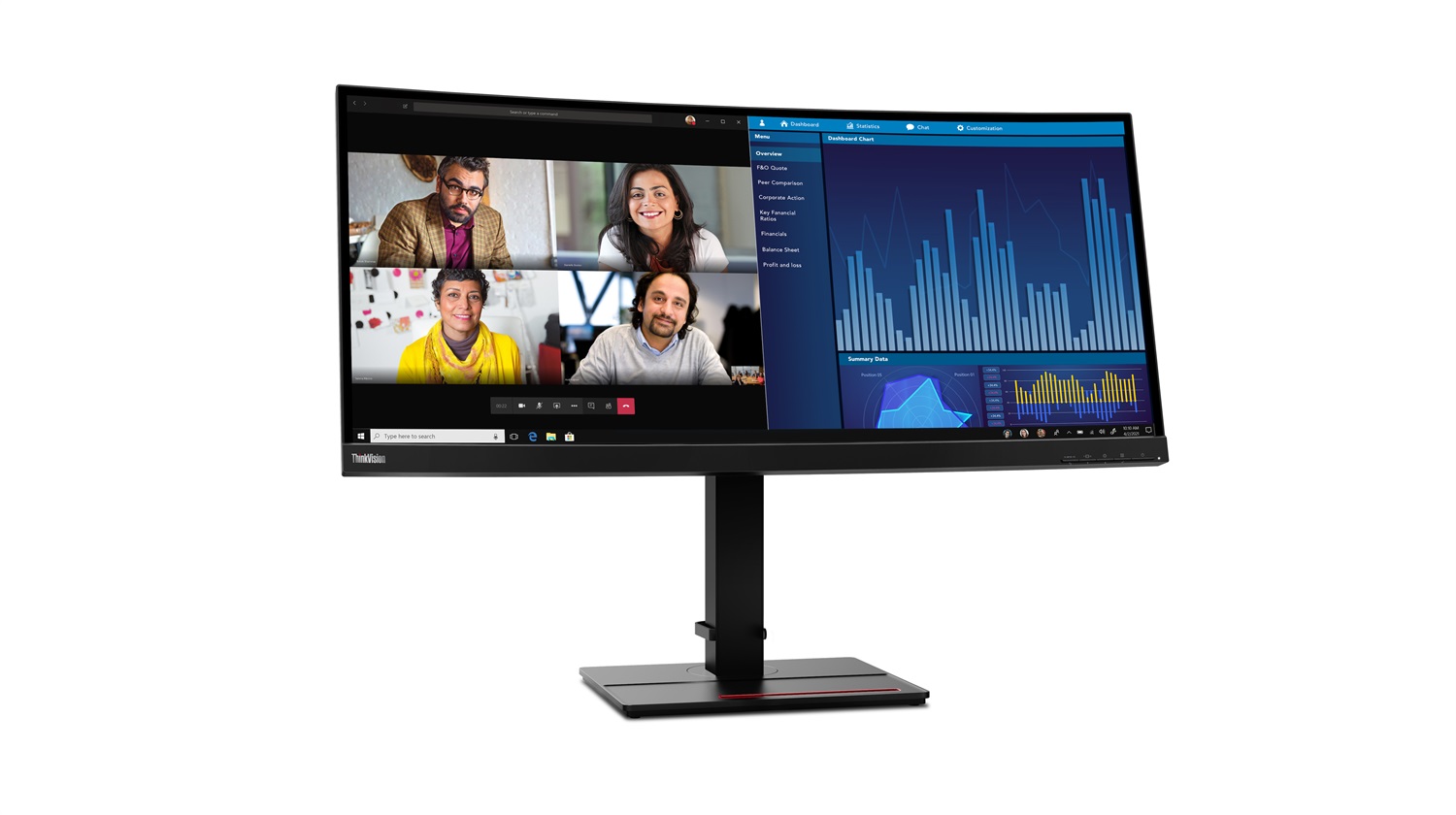 Lenovo ThinkVision P34w-20 LED display 86,7 cm (34.1