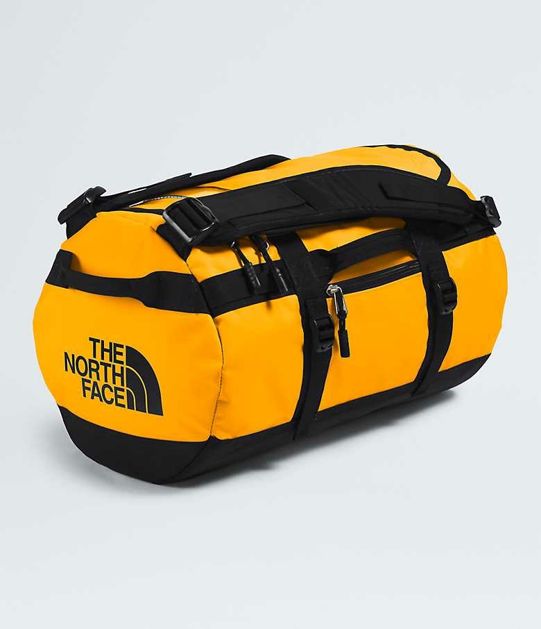 The North Face Base Camp Duffel XS - Borsone da Viaggio Impermeabile 31 L in Nylon e Poliestere, Colore Summit Gold/TNF Black