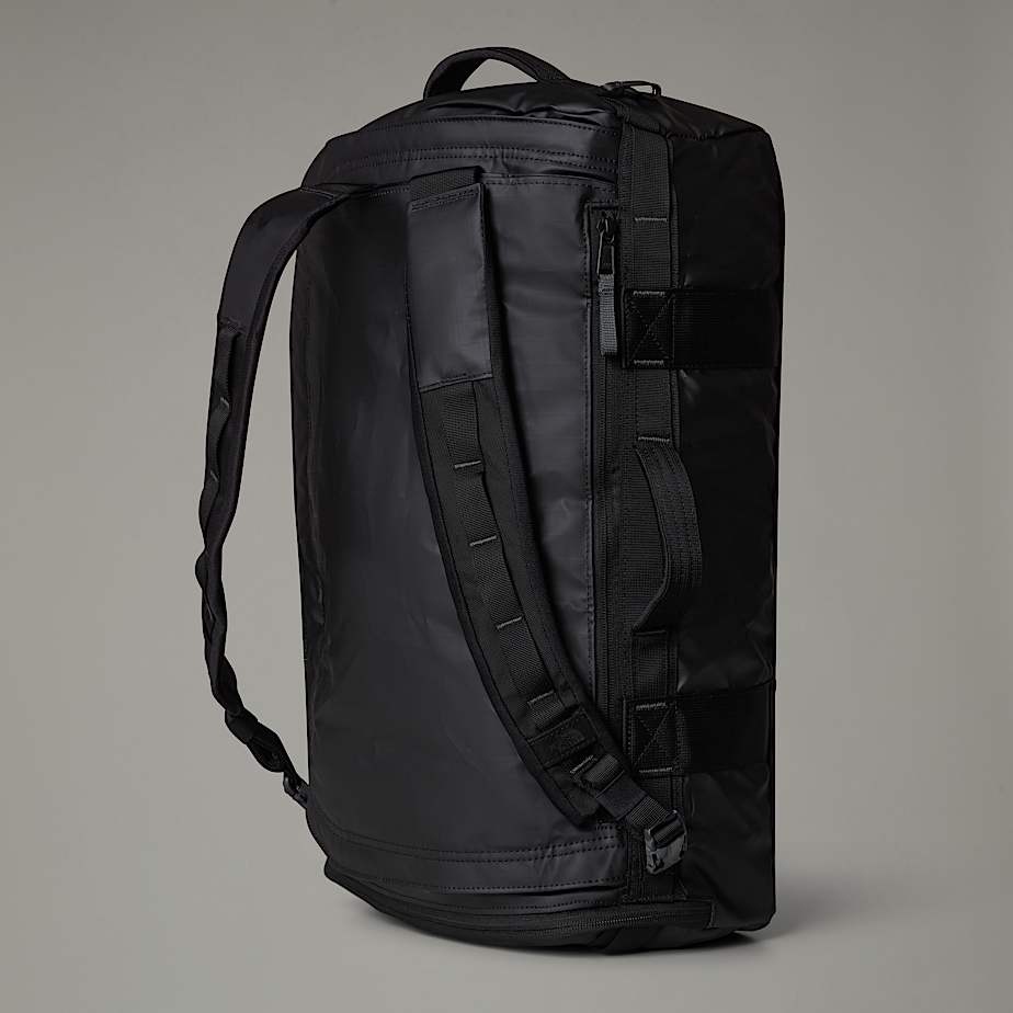 The North Face Base Camp Voyager Duffel 32L - Borsa da Viaggio in Nylon e Poliestere, TNF Black/Asphalt Grey, con Spallacci Imbottiti e Tasca per Laptop