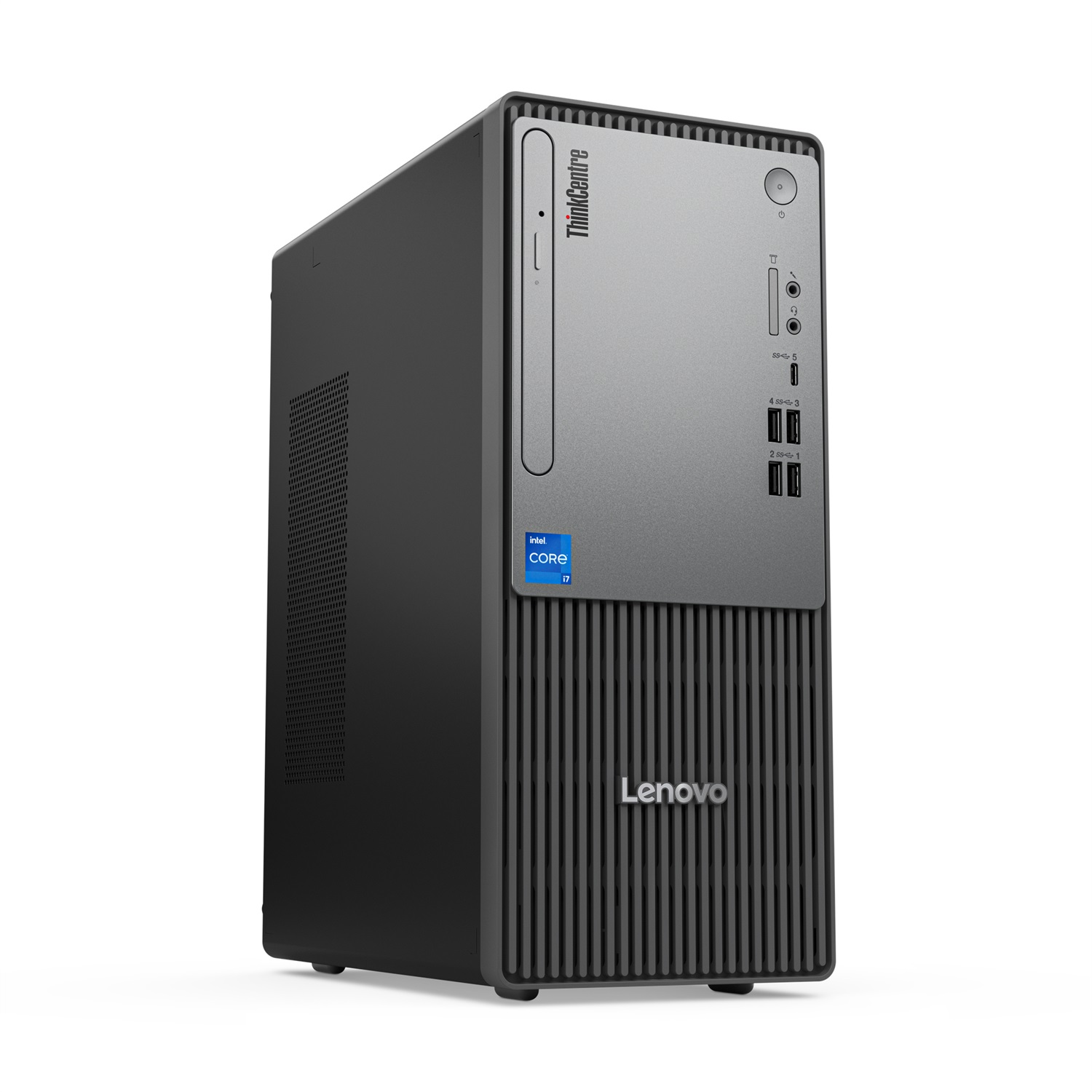 Lenovo ThinkCentre neo 50t Gen 5 - Intel® Core™ i3 i3-14100, 8 GB DDR5, 512 GB SSD, Windows 11 Pro, Tower PC Nero e Grigio