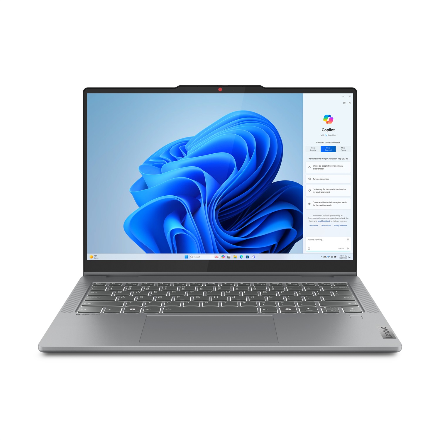Lenovo IdeaPad 5 2-in-1 14IRH9 - Intel® Core™ i5-13420H, 16 GB LPDDR5x, 512 GB SSD, Touchscreen WUXGA (1920 x 1200), Wi-Fi 6, Windows 11 Home, Grigio