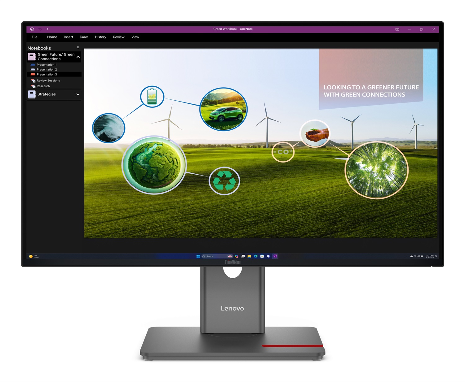 Lenovo ThinkVision P27Q-40 Monitor LED 27