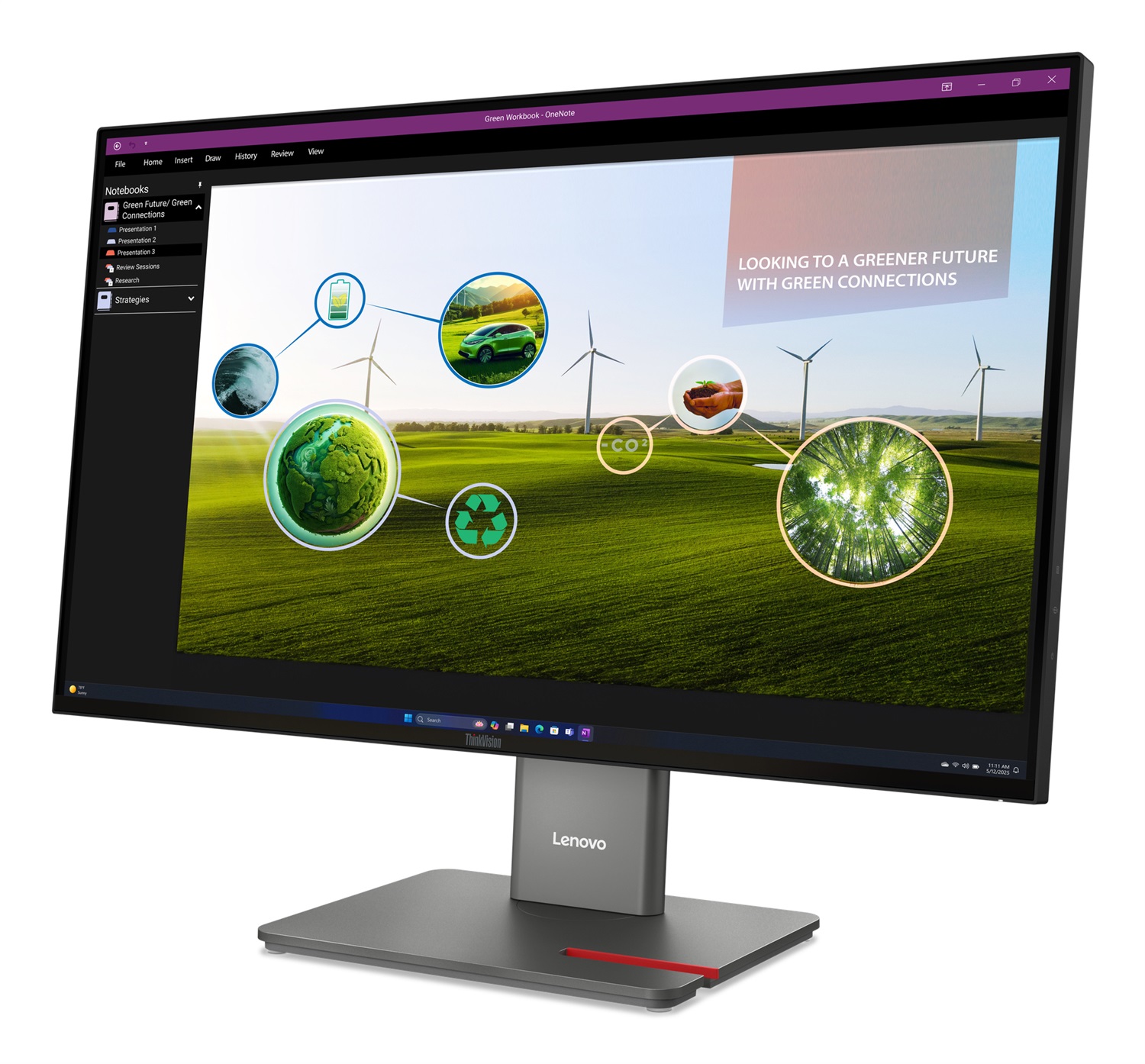 Lenovo ThinkVision P27Q-40 Monitor LED 27