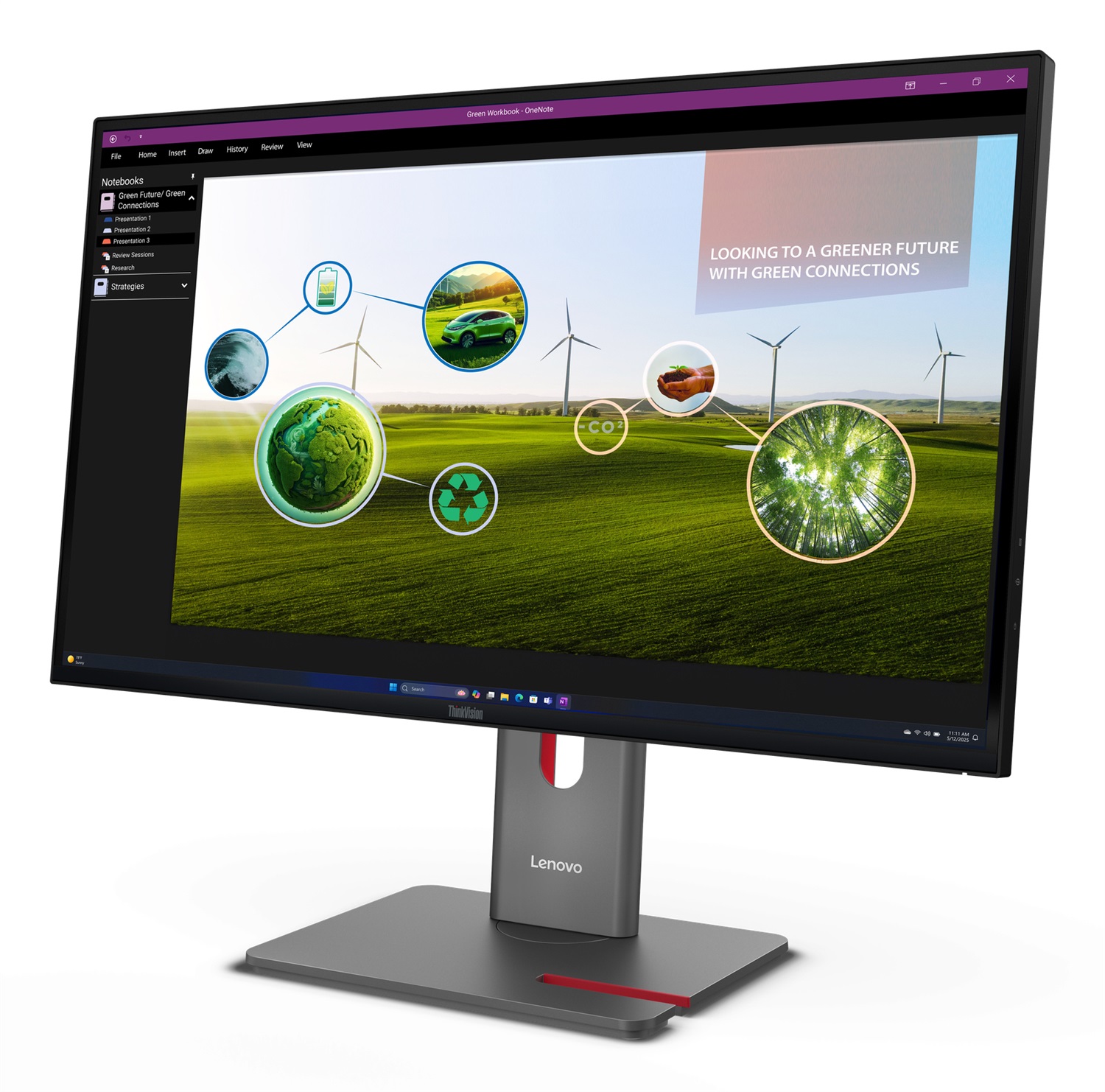 Lenovo ThinkVision P27Q-40 Monitor LED 27