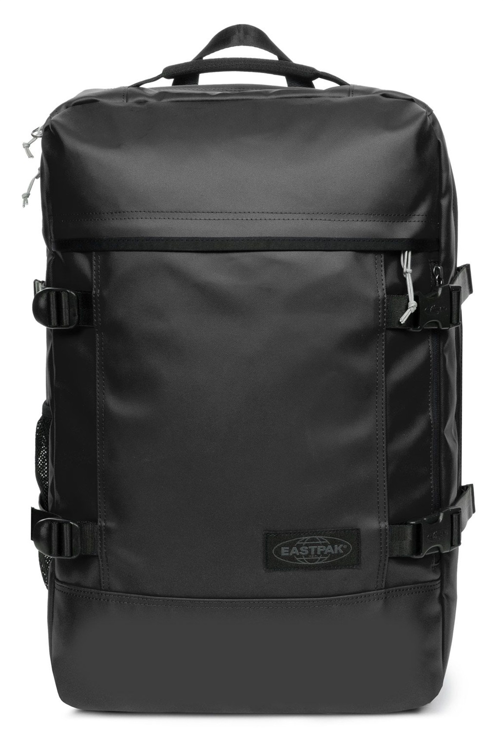 Eastpak Travelpack Tarp Black - Borsone da viaggio 2 in 1, resistente agli agenti atmosferici, trasportabile come zaino
