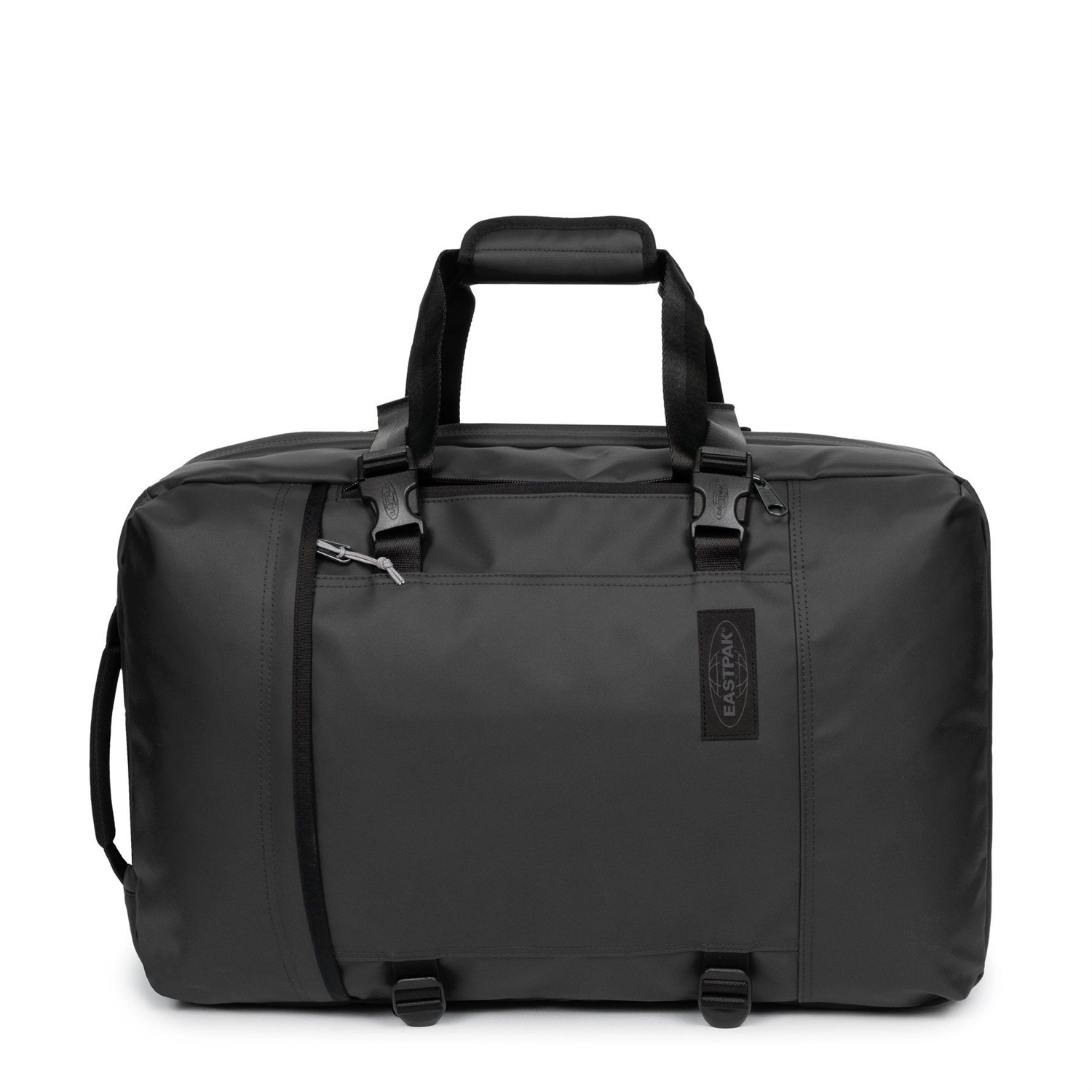 Eastpak Travelpack Tarp Black - Borsone da viaggio 2 in 1, resistente agli agenti atmosferici, trasportabile come zaino