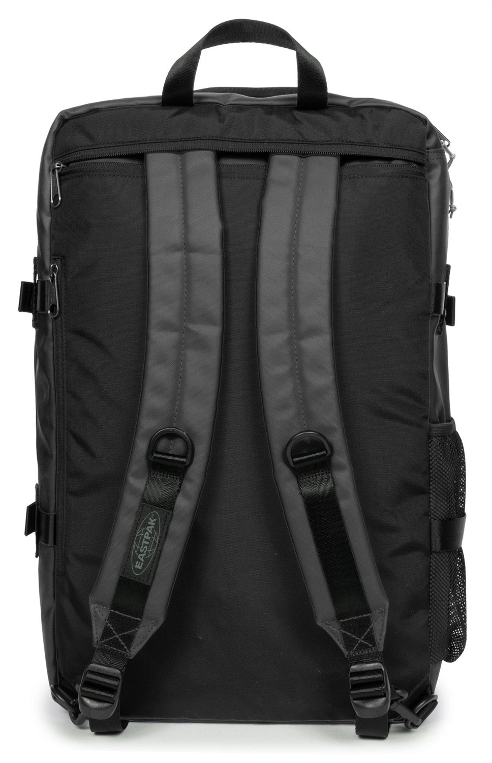 Eastpak Travelpack Tarp Black - Borsone da viaggio 2 in 1, resistente agli agenti atmosferici, trasportabile come zaino