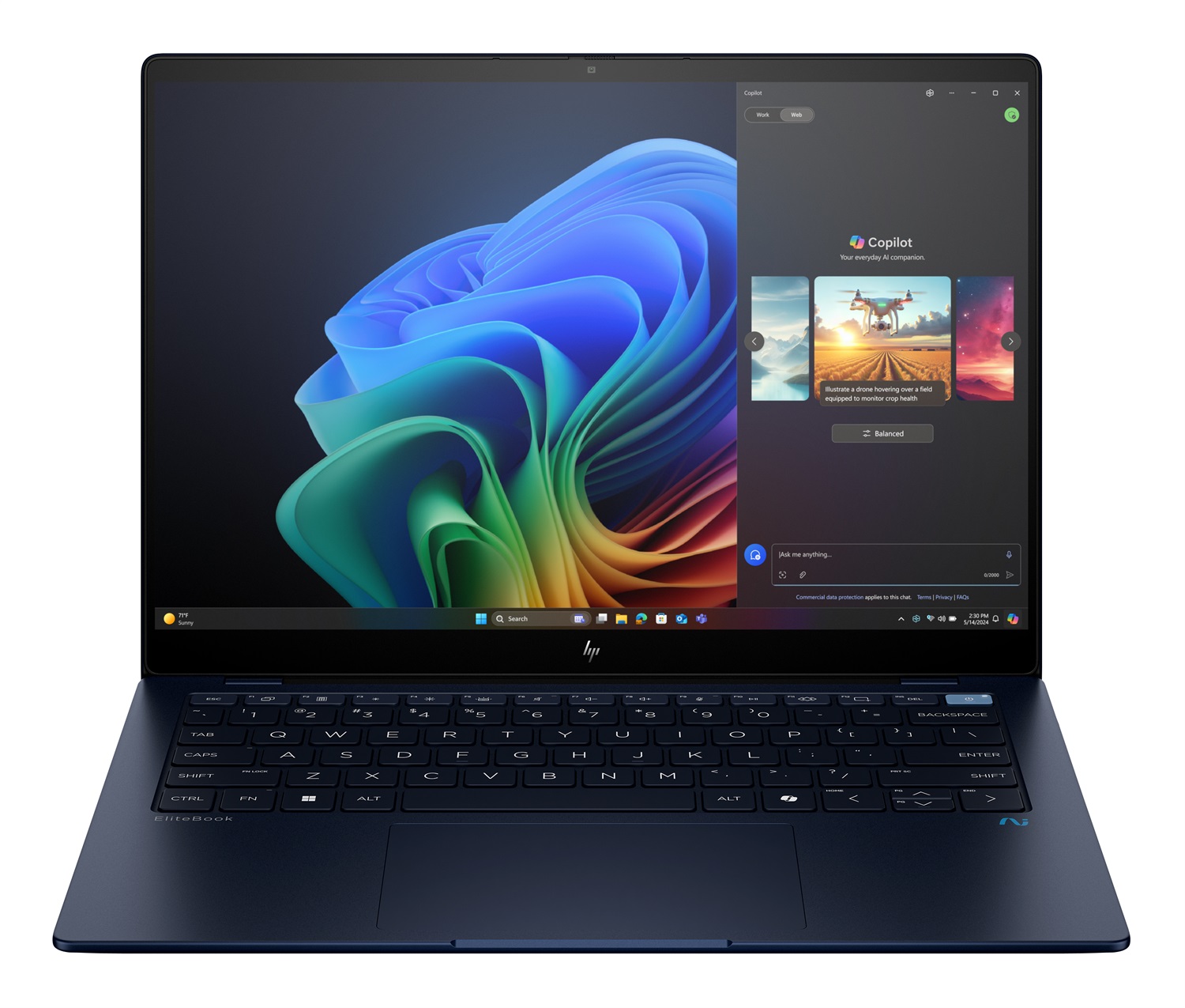 HP EliteBook Ultra 14 G1q - Qualcomm Snapdragon X1E-78-100, 14