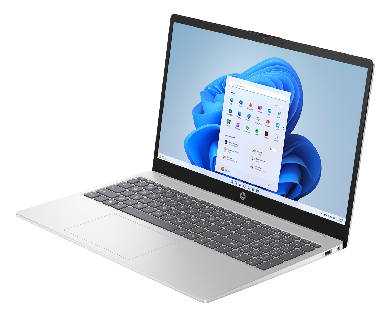 HP Laptop 15-fd0034nl - Intel® N100, 4GB RAM, 128GB eUFS, 15.6