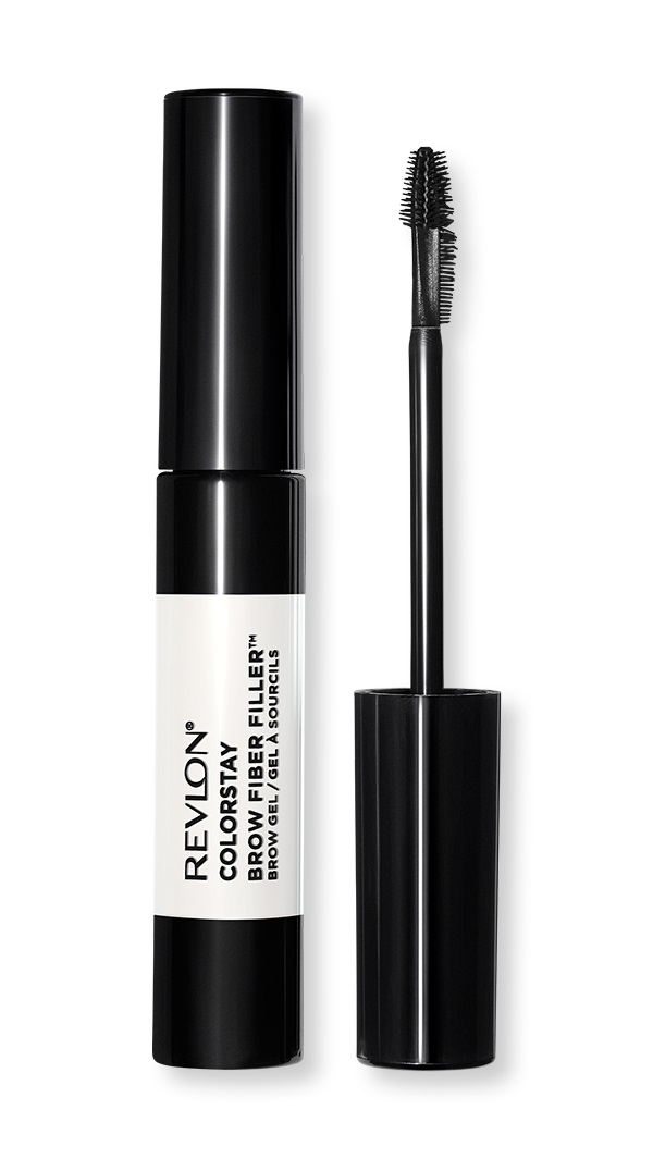 Revlon ColorStay Brow Fiber Filler Gel Sopracciglia Clear (306) - Waterproof, Volume Istantaneo, Formula Stratificabile