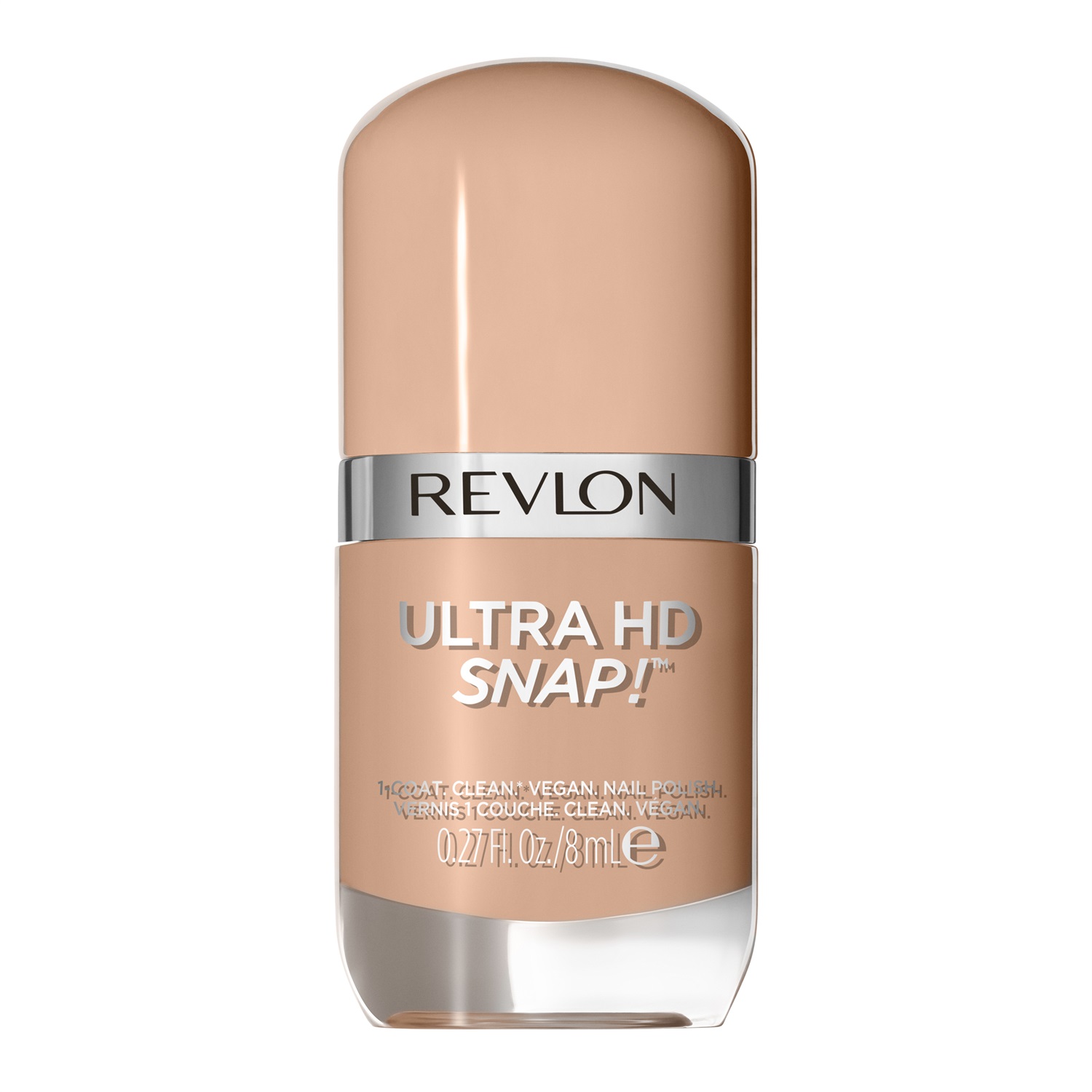 REVLON Smalto Ultra HD Snap! 012 Driven - Formula Glossy, 100% Vegana, 75% Ingredienti Naturali, Elevata Copertura, Asciugatura Rapida