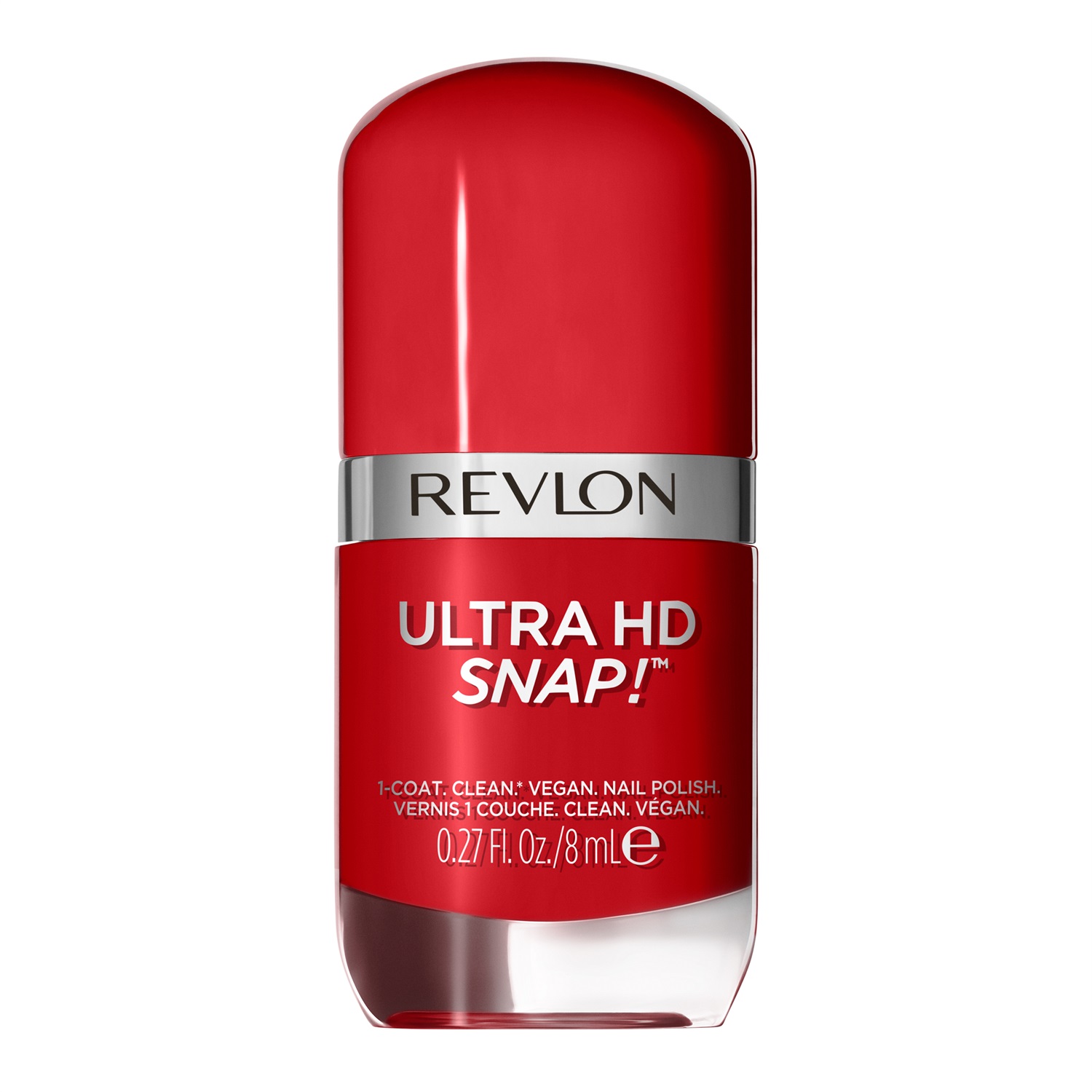 Revlon Ultra HD Snap! 030 Cherry On Top - Smalto per Unghie 8 ml, 100% Vegano, Ottima Copertura, Asciugatura Rapida