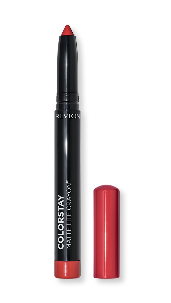 Revlon ColorStay Matte Lite Crayon 008 She's Fly - Matita Labbra Opaca, Leggera e Resistente all'Acqua con Temperino