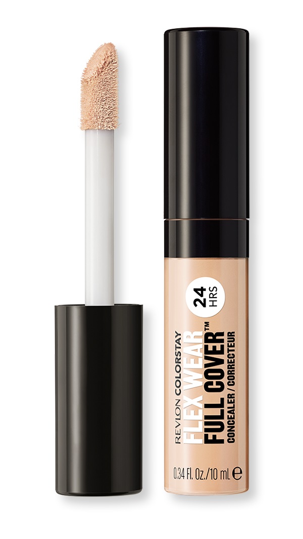 Revlon ColorStay Flex Wear Full Cover Concealer 10 ml 015 Light - Correttore Fluido con Acido Ialuronico e Vitamina E, Copertura Totale e Comfort per Tutto il Giorno
