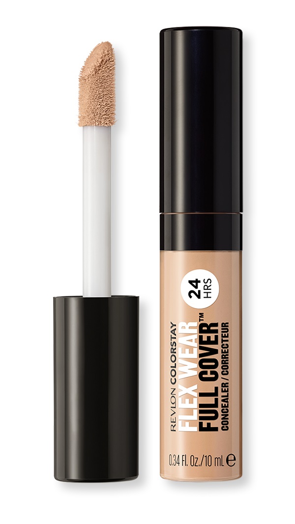 Revlon ColorStay Flex Wear Full Cover Concealer 10 ml 030 Light Medium - Infuso con Acido Ialuronico e Vitamina E, Flessibile e Lunga Tenuta