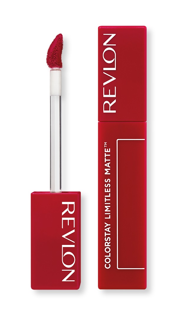 Revlon ColorStay Limitless Matte Liquid Lipstick 5 ml - Rossetto Liquido Opaco 011 Fire Off, Formula 100% Vegana, Idratante con Triplo Acido Ialuronico