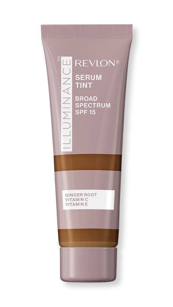 Revlon Illuminance Serum Tint Fondotinta in Siero 517 Amber - Triplo Acido Ialuronico, Illumina, Idrata e Uniforma il Tono della Pelle, SPF 15, 28 ml