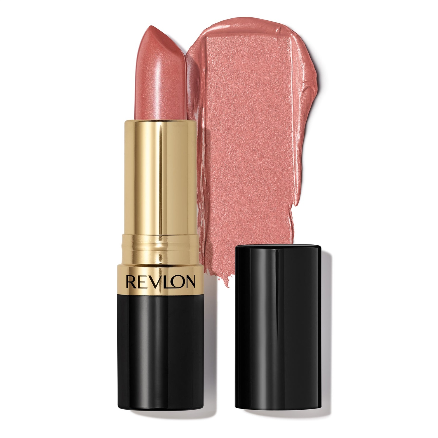 Revlon Super Lustrous Lipstick 801 After Glow - Rossetto Cremoso Idratante con Vitamina E, 4,2g