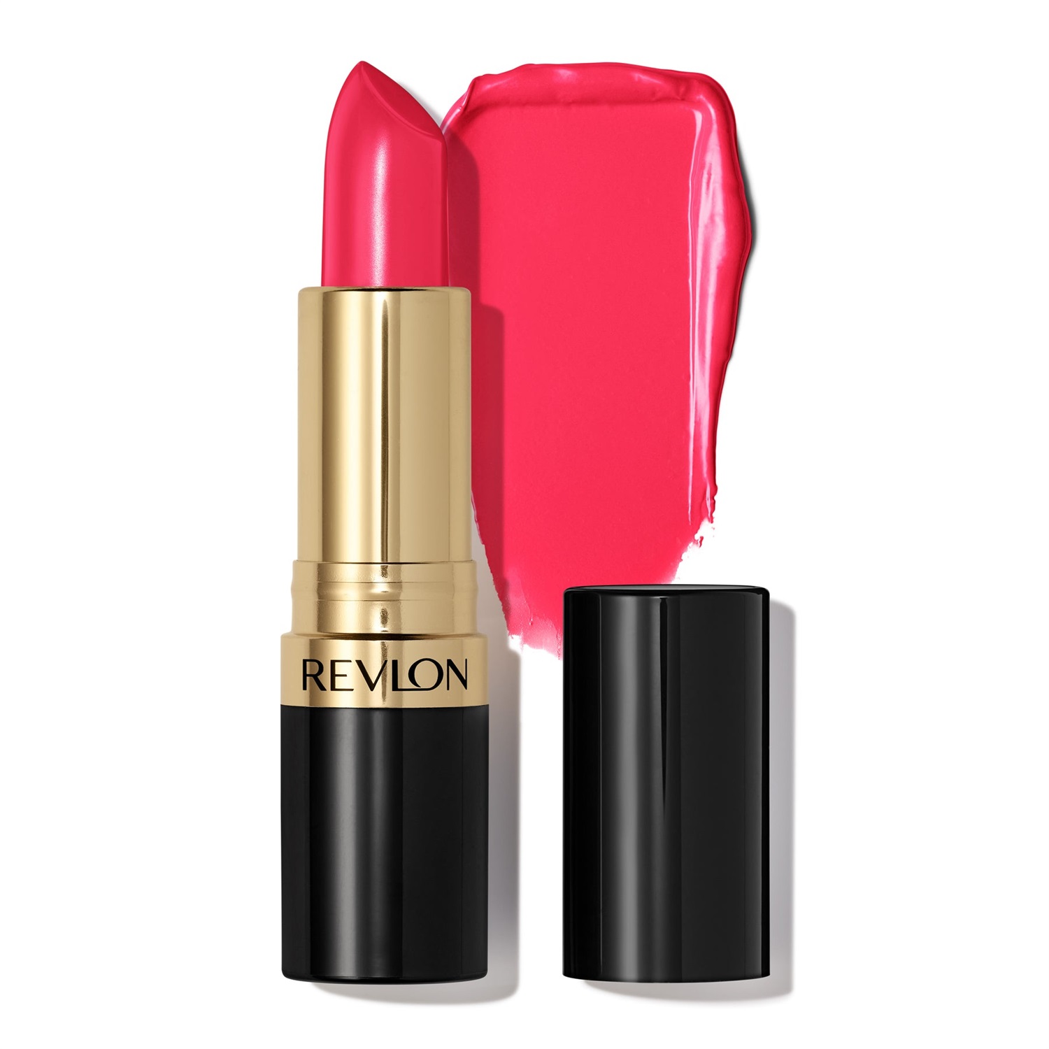 Revlon Super Lustrous Lipstick 806 Electric Melon - Rossetto Cremoso con Vitamina E, Idratante e Levigante, 4,2g