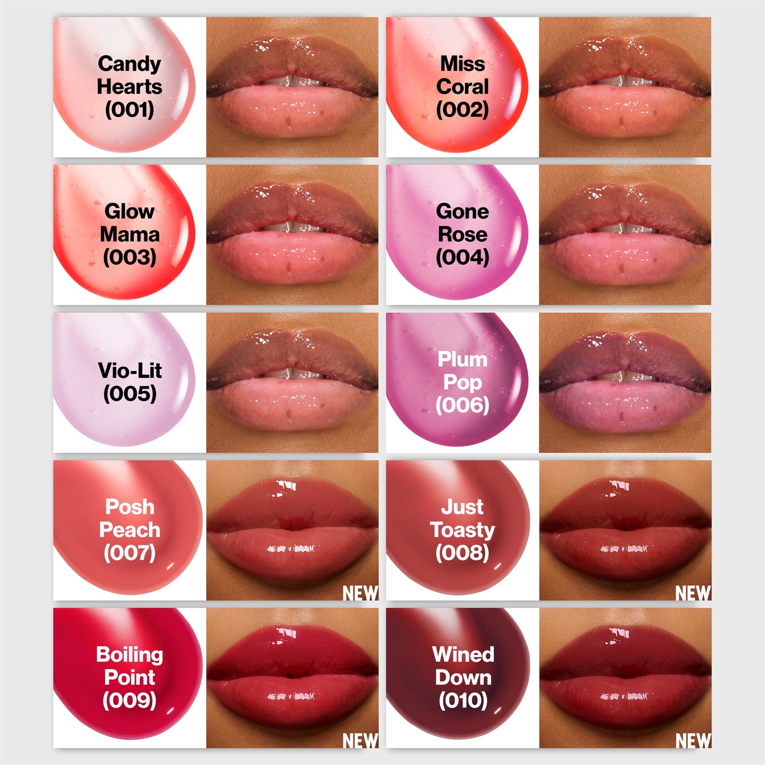 Revlon Super Lustrous Glimmer Lip Oil 002 Miss Coral 3.8ml - Olio Labbra Nutriente, Anti-Ossidante, Rimpolpante e Luminoso con Finish Ultra-Brillante